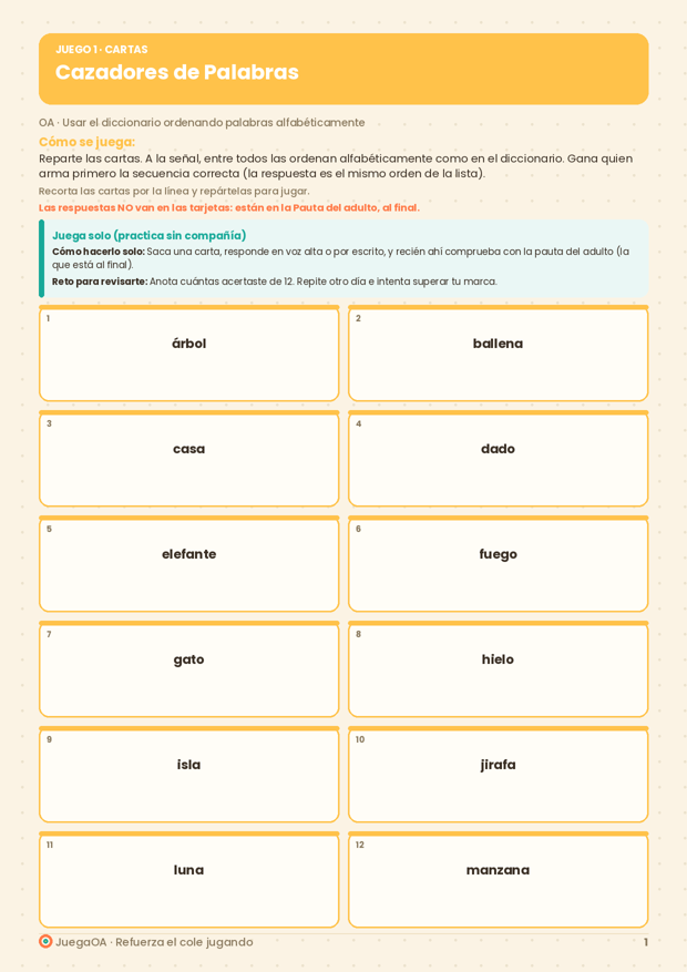 Cazadores de Palabras