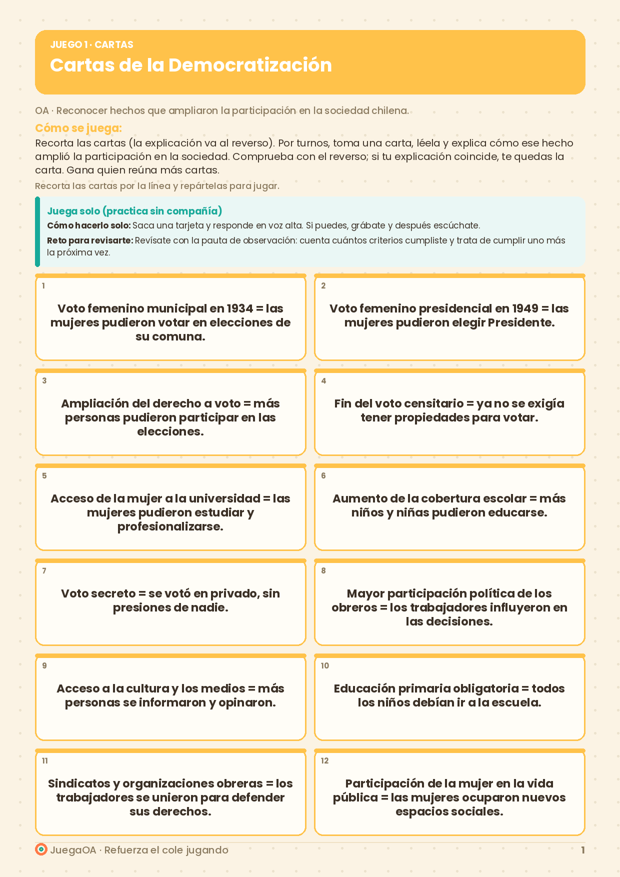 Cartas de la Democratización