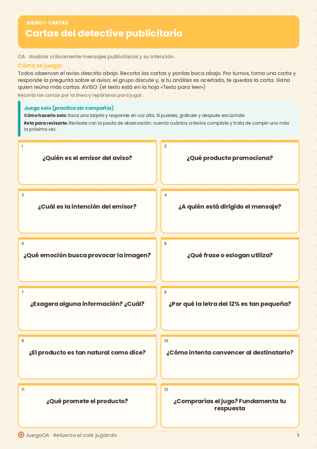 Cartas del detective publicitario