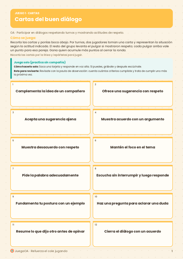 Cartas del buen diálogo